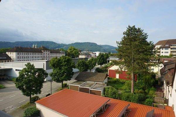 Blick aus der Wohnung