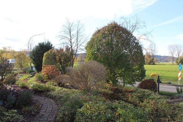 Gepflegte Gartenanlage ...
