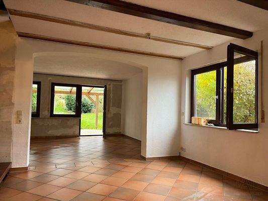 Wohn/Esszimmer vorher