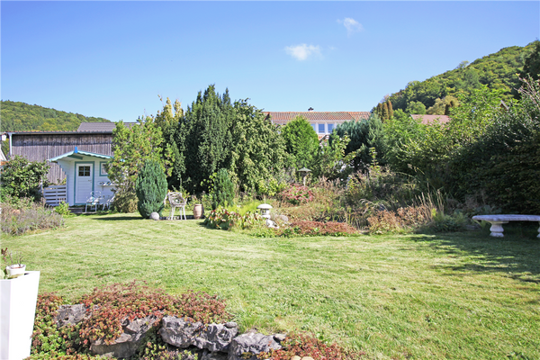 idyllische Gartenanlage