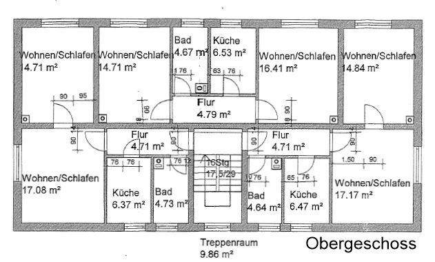 Grundriss Obergeschoss