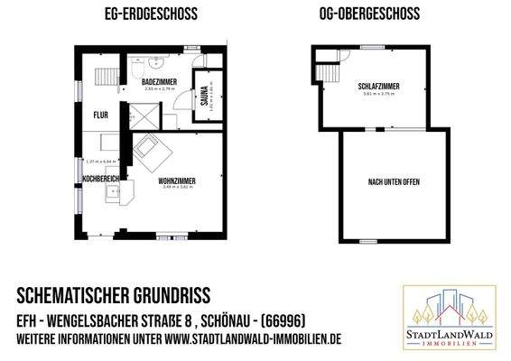 Schematischer Grundriss - Schönau