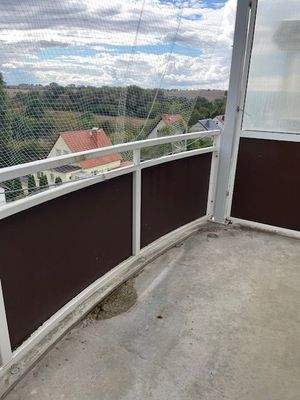 Balkon mit toller Aussicht in die Natur