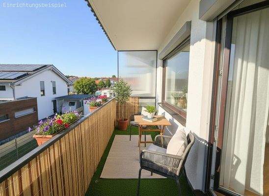 Balkon - Einrichtungsbeispiel