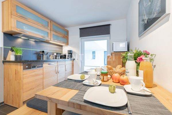 voll ausgestattete Küche