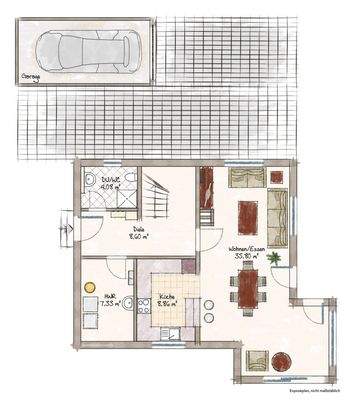 Grundriss Erdgeschoß