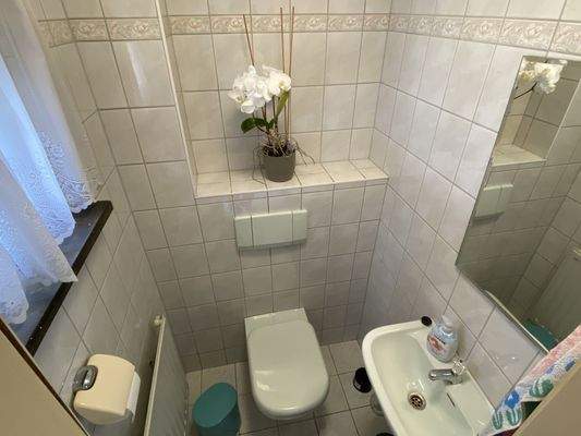 WC auf der Hauptwohnebene