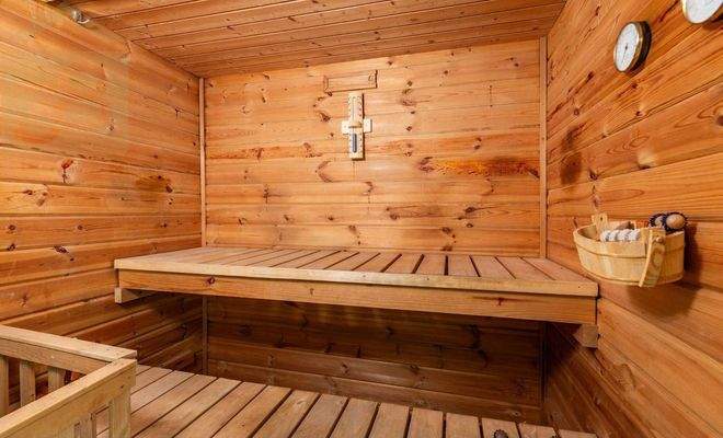 Sauna im Keller