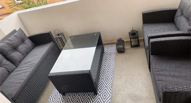 Möblierungsbeispiel Balkon