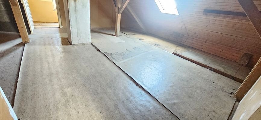 Dachboden als Ausbaureserve