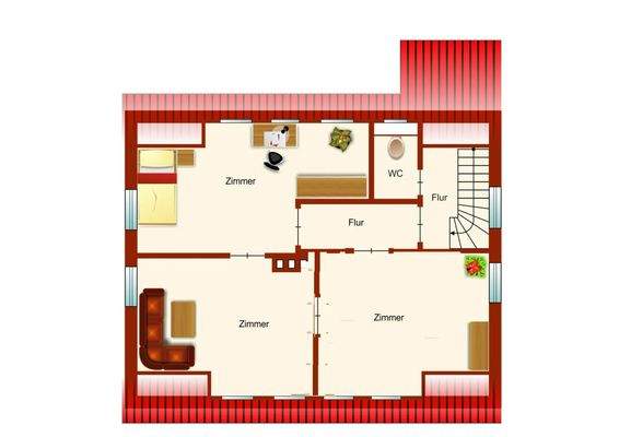 Grundriss DG Hauptha