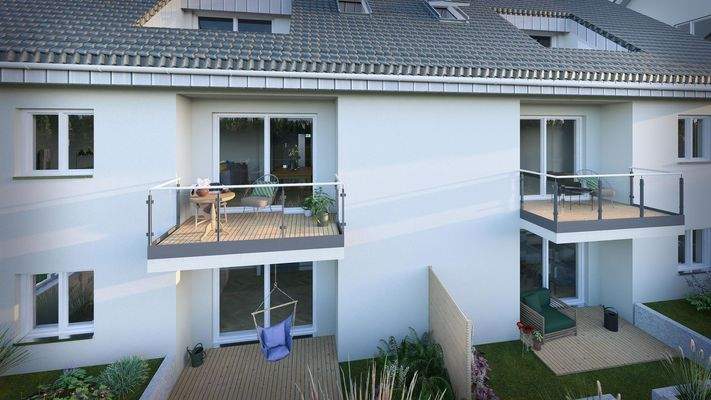 Große Fensterflächen