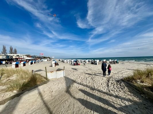Der Südstrand von Grömitz