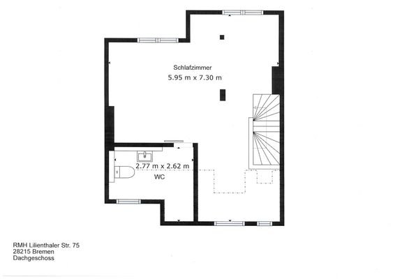 Grundriss Dachgeschoss