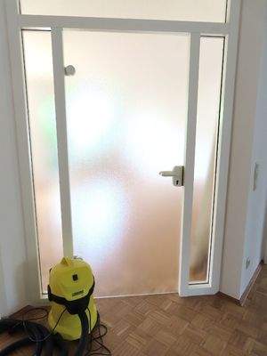 Glastür zum Wohnzimmer