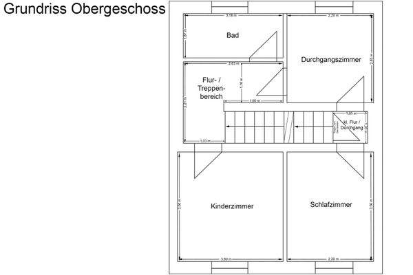 Grundriss Obergeschoss