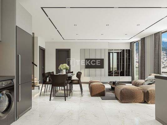 Spacious Apartments with Smart Home Systems in Alanya