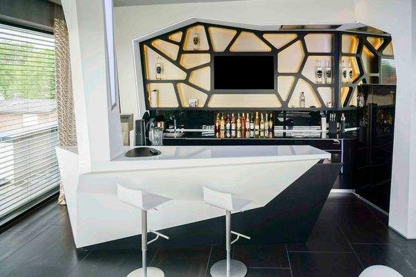 6 Designerküche bei Tag