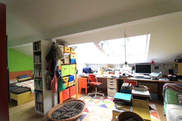 Dachgeschoss ausgebaut mit Bad