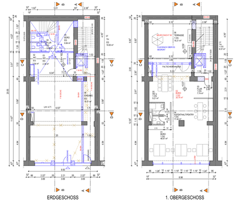 Grundriss EG. und 1. OG