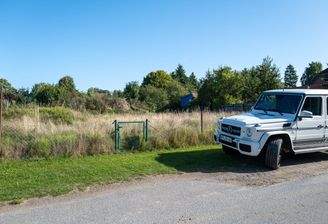 Blick auf das Grundstück