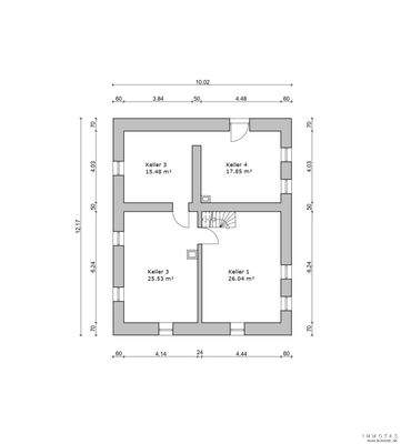 Grundriss Kellergeschoss
