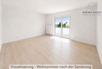 Visualisierung Wohn- und Essbereich