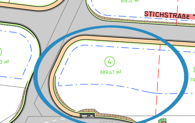 Bauplatz-Nr.4 für Mehrfamilienhaus