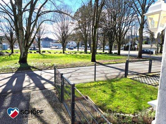 Blick aus der Haustür