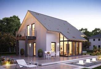 Haus Terassenansicht