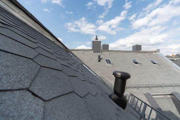 Detailaufnahme Dacheindeckung