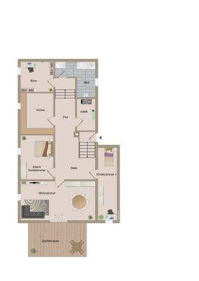 Grundriss Wohnung 2 OG