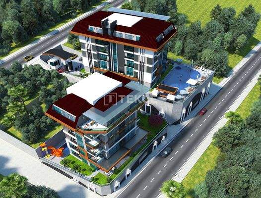 Chic Apartments 400 m from the Coast in Alanya Antalya