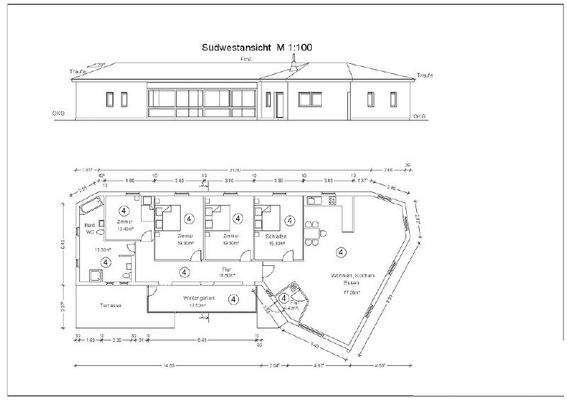 Grundrissvariante Einfamilienhaus