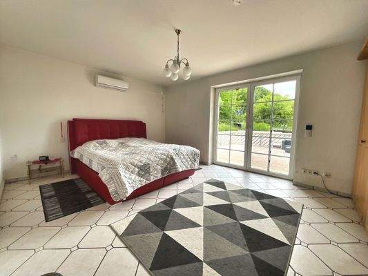 Schlafzimmer mit Klimaanlage