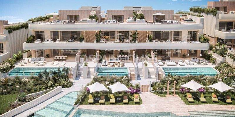 Luxe Beachfront Apartments with Unique Sea View in Marbella