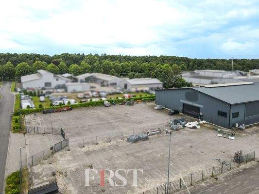 Grundstück-Lagerhalle