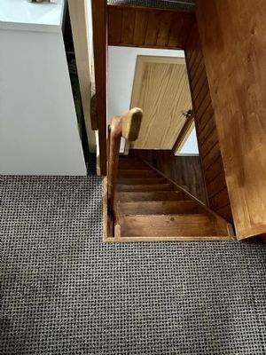 Treppe zum Dachgeschosszimmer