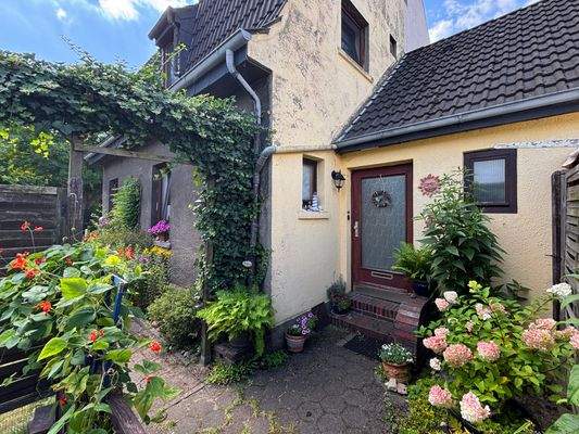 Rückseite des Hauses