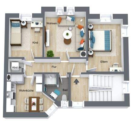 Grundriss Obergeschoss 25