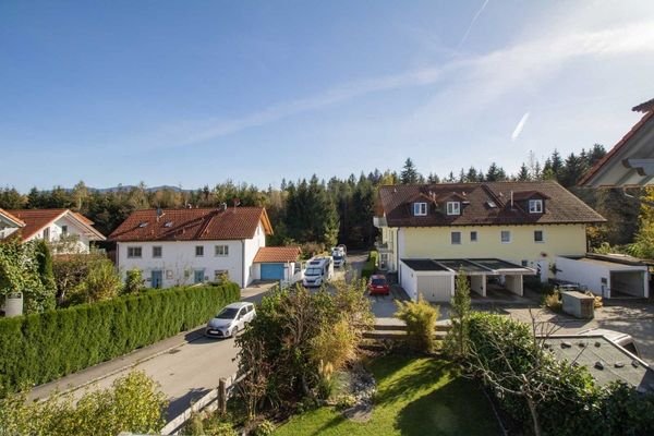 Blick vom Balkon