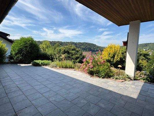 Ausblick von der Terrasse