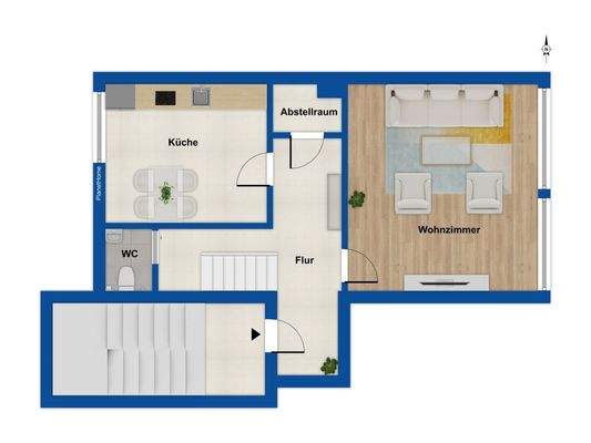 Grundriss 1. Obergeschoss