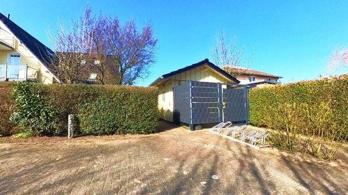 Fahrradschuppen auf dem Grundstück zur gemeinschaftlichen Nutzung