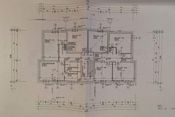 Grundriss Keller quer