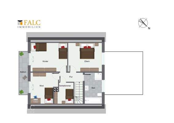 Grundriss Dachgeschoß