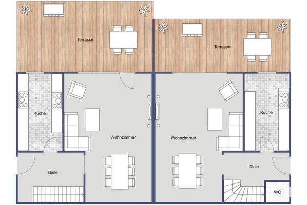 Grundriss Wohnhaus EG