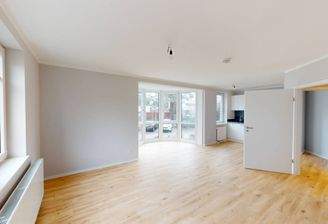 Ansicht I: Wohn- und Schlafbereich