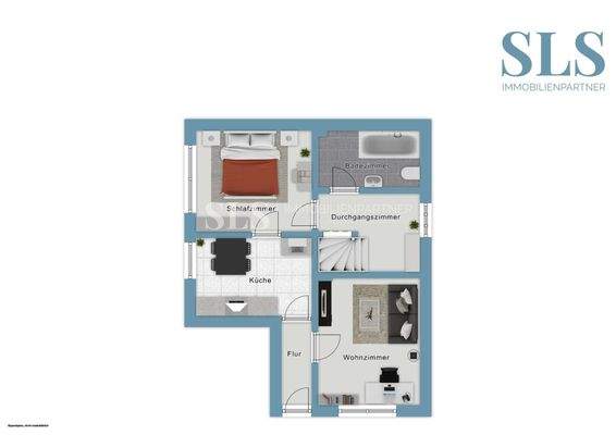 Grundriss Skizze Erdgeschoß