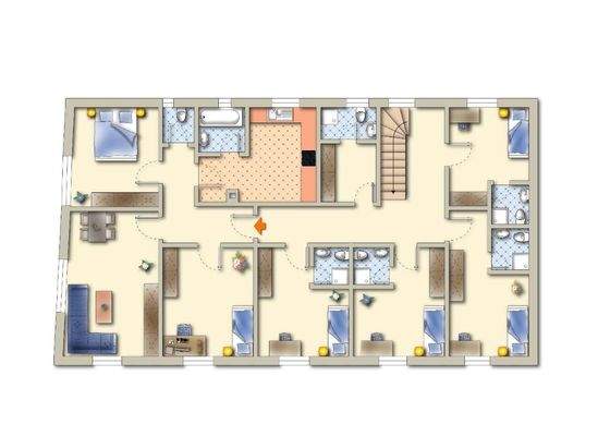 Wohnung + Gästezimmer, möbl...